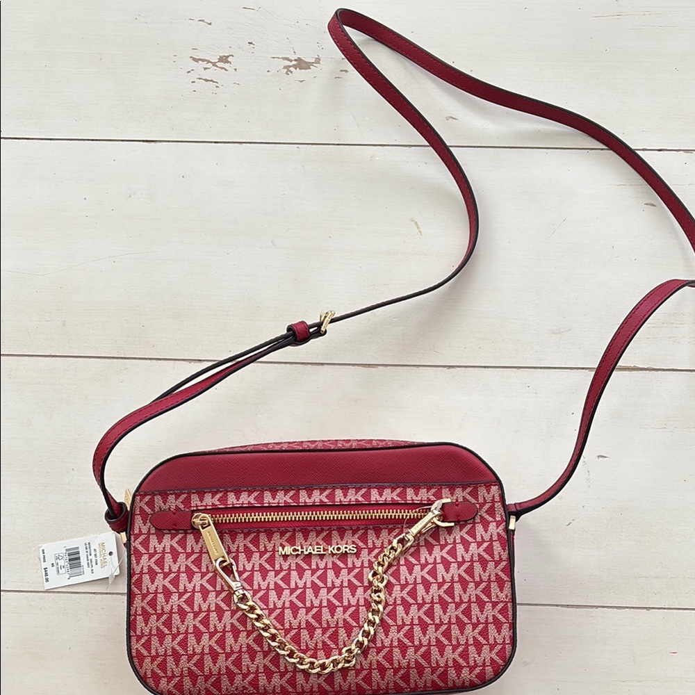 Michael Kors Red Crossbody Bag